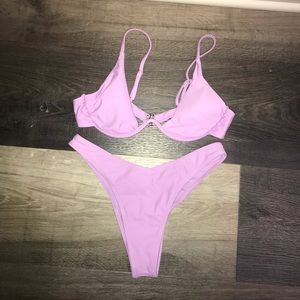 Zaful Purple Bikini